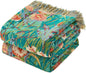 MSGKV Boho Throw Blanket 50"x60" Floral Blankets for Couch 100% Cotton Chair Sofa Throws Lightweight Farmhouse Muslin Spring Breathable Bed Blankets Home Decor All Seasons