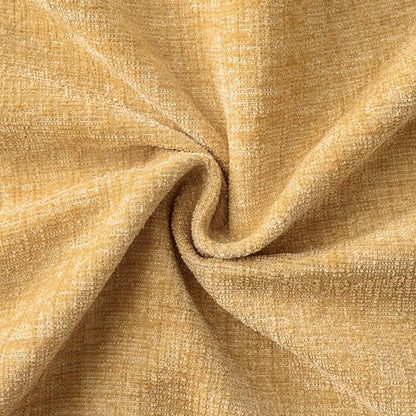 MIULEE Pack of 2 Couch Throw Pillow Covers 18x18 Inch Soft Beige Yellow Chenille Pillow Covers for Sofa Living Room Spring Home Decor Couch Solid Dyed Cases