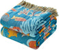 MSGKV Throw Blanket for Bed Cotton Cute Ocean Animals Twin Size Couch Blanket 60"x80" Muslin Spring Breathable All Seasons Lightweight Farmhouse Home Decor