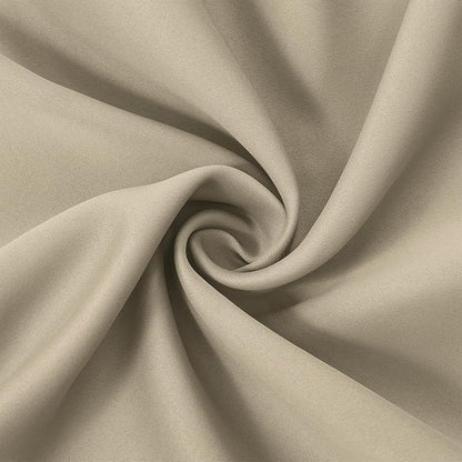 LEMOMO Beige Thermal Blackout Curtains/52 x 95 Inch/Set of 2 Panels Room Darkening Curtains for Bedroom