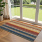 Front Door Mat Indoor Entrance - 2x4.3 Ft Ombre Washable Layered Doormat Outdoor Entrance Porch Rug Non-Slip Modern Abstract Runner Rug for Kitchen Hallway Bedroom Laundry Room Porch Decor