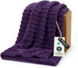 Bedsure GentleSoft Purple Fleece Blanket for Couch - Cozy Soft Blankets for Women, Cute Small Throws for Girls, 60x80 Inches