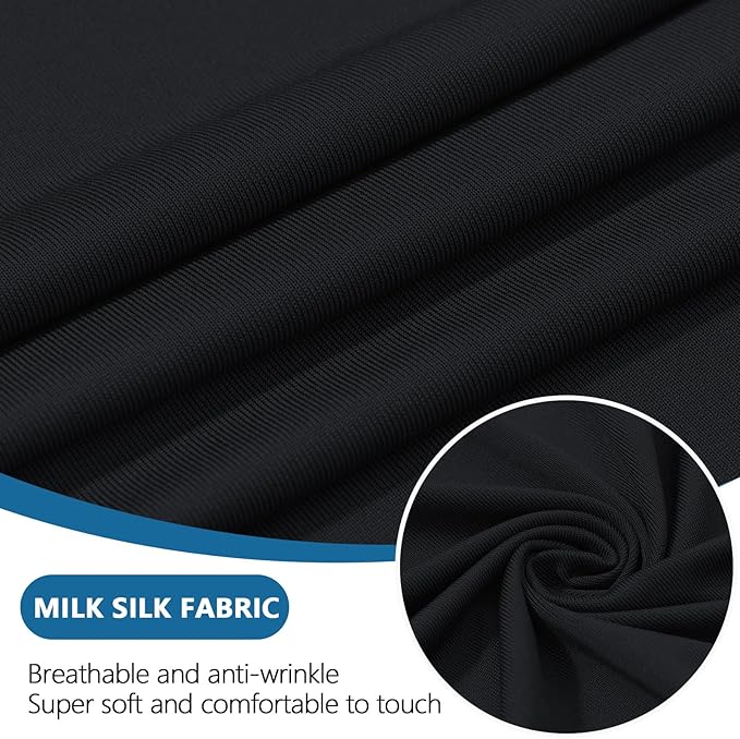hyha Milk Silk Couch Cushion Covers, Soft Magic Sofa Covers Washable for Cushion Couch, Stretch Sectional Outdoor Cushion Covers for Patio Furniture with Elastic Bottom(Small, Black)