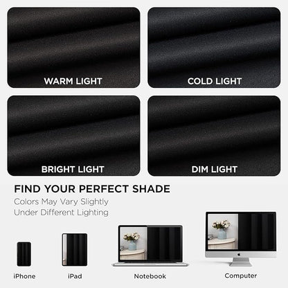 Joydeco Blackout Curtains 84 Inch Length 2 Panels Set, Thermal Insulated Long Drapes 2 Burg, Room Darkening Grommet Drapes for Living Room Bedroom Window
