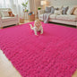 Rugs for Living Room 6x9, Alfombras para Salas Shag Large Plush Soft Area Rug, Shaggy Carpets for Bedroom, Kids Boys Girls Home Decor Aesthetic(Hot Pink, 6 x 9)