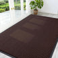 OLANLY Front Door Mat Indoor Outdoor Entrance, Waterproof Heavy Duty Doormat, Fade Resistant, Low Profile, Easy Clean Patio Porch Welcome Floor Mats for Entry, 59x40, Brown