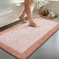 70x24 Long Bathroom Rugs Washable Non Slip, Pink Bath Mat for Bathroom Floor Tub, Soft Absorbent Quick Dry Mats for Shower, Bathtub,Home Decor