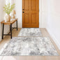 IOHOUZE Small Abstract Area Rug Sets 2x3 and 3x5 Ft Door Mat Indoor Set, Washable Rugs for Entryway Sets, Non Slip Throw Rug Set, Printed Faux Wool Floor Carpet for Foyer Entrance Kitchen, Grey Beige