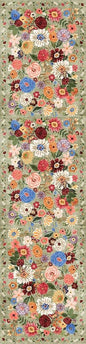 Rug for Hallways Kitchen Rug 2'6" x 14', Non Slip Washable Rugs with Rubber Backing Soft Floral Carpet Runner for Hallways, Kitchen, Laundry, Bedroom, Bathroom(2.6 x 14, Green Garden)