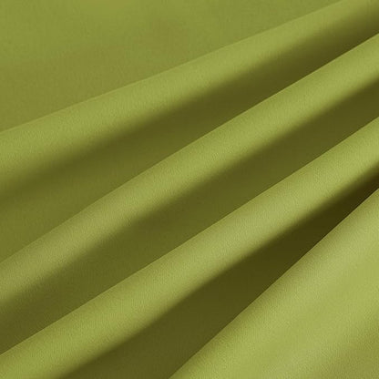 NICETOWN Bedroom Sunlight Block Curtains - Triple Weave Microfiber Grommet Top Thermal Insulated Solid Light Blinds Panels/Drapes for Kid's Room (Fresh Green, 1 Pair, 52 inches by 95 Inch)