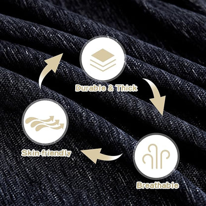MYSKY HOME Couch Cover for Dogs Washable Couch Covers Couch Covers for Sofa Couch Cover 2 Cushion Sofa Non Slip Dogs Furniture Protector with Tassels Chenille Sofa Covers for Pet, 71"x102", Navy Blue