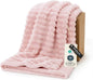 Bedsure GentleSoft Crystal Pink Twin Blanket for Bed - Super Soft Cozy Blankets for Women, Cute Large Blanket for Girls, 66x90 Inches
