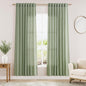 Sheer Light Sage Linen Curtains 72 Inch Length for Living Room Lightweight Door Drapes 2 Panels Set for Kids Bedroom Light Filtering Back Tab Rod Pocket Curtain for Kitchen Protect Privacy 52x72.