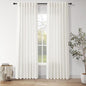 Nanspring Neutral Linen Curtains 84 Inch Length 2 Panels Set for Living Room Light Filtering Semi Sheer Curtain Back Tab and Rod Pocket Luxury Modern Farmhouse Coastal Decor Drapes for Bedroom 52x84