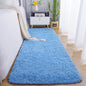 Chicrug Soft Runner Rug for Bedroom Living Room Plush Fluffy Rugs 2x6 Feet, Shag Furry Runner Rug Carpet Non Shedding for Nursery Children Kids Girls Room Home Decorative, Cobalt Blue