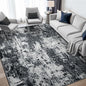 Washable Area Rugs 5'x8' Non-Slip Modern Abstract Soft for Living Room Entryway Bedroom Nursery, Print Pattern, Black Navy Blue Gray