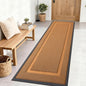OLANLY Front Door Mat Indoor Outdoor Entrance, Waterproof All-Season, All-Weather Doormat, Sturdy Natural Rubber, Low Profile, Easy Clean Patio Porch Entryway Mat, 71x23, Tangerine Orange