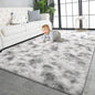 TWINNIS Super Soft Shaggy Rugs Fluffy Carpets 3x5 Feet, Indoor Modern Plush Area Rugs for Living Room Bedroom Kids Room Nursery Home Decor, Upgrade Anti-Skid Fuzzy Rug, Grey and White
