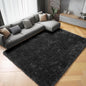ONASAR Black Area Rugs for Living Room Bedroom, 5x8 Fluffy Shaggy Rug, Soft Plush Large Indoor Floor Carpet for Nursery Kids Girls Boys Teen Dorm Bedside Playroom Home Office Decor Aesthetic