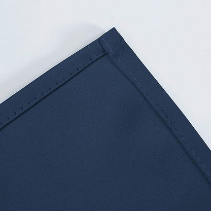 LEMOMO Navy Blue Thermal Blackout Curtains/52 x 54 Inch/Set of 2 Panels Room Darkening Curtains for Bedroom