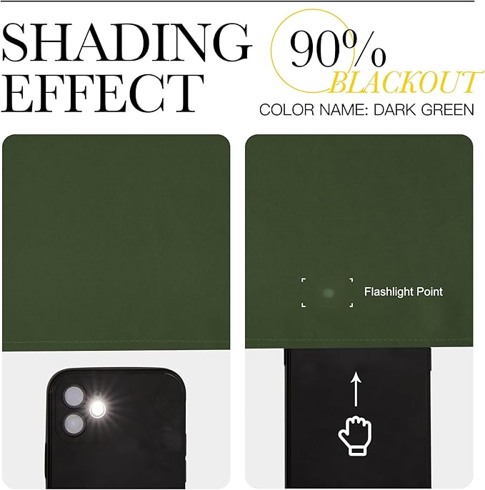 NICETOWN Room Darkening Dark Green Curtains for Windows, Grommet Thermal Drapes Window Treatments Sound Reducing for Bedroom/Living Room, W52 x L84, 2 Panels