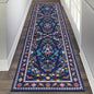 HEBE Washable Hallway Runner Rug 2'x 8' Non Slip Kitchen Rugs Runner,Low Pile Entryway Rug Laundry Room Mat Floral Carpet Runners for Hallways, Kitchen,Bathroom,Laundry,Bedside Rug