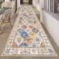HEBE Hallway Runner Rug 2'8''x12' Washable Vintage Distressed Area Rugs Non Slip Laundry Rug Runner Boho Floor Carpet Runners for Hallways Entryway Laundry Room Kitchen Bathroom