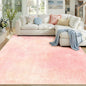 Washable Area Rugs 9'x12' Non-Slip Modern Abstract Soft for Living Room Entryway Bedroom Nursery, Print Pattern, Light Pink