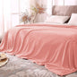 BEDELITE Fleece Blanket King Size Blankets for Bed, Luxury Plush Cozy Fuzzy Blanket 108x90 inches, Super Soft Warm Lightweight Throw Blanket All Seasons Suitable, Pink