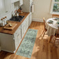 RELEANY Area Rugs 2'x5' Runner Rug Non Slip Washable for Kitchen Hallway Bedroom Beside Laundry Room Bathroom Rug, Floor Carpet, Dark Green Gray