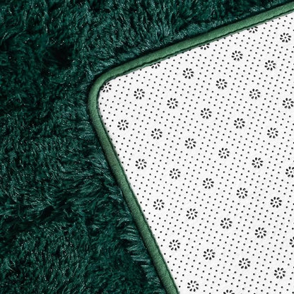 Deerhoo Large Shag Area Rugs 8 x 10, Plush Fuzzy Rugs for Living Room, Ultra Soft Fluffy Furry Rug for Bedroom, Indoor Carpet Nursery Rugs for Kids Room Home Decor, Deep Green