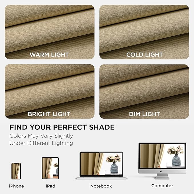 Joydeco Blackout Curtains 45 Inch Length 2 Panels Set, Thermal Insulated Long Curtains& Drapes 2 Burg, Christmas Drapes for Living Room Bedroom Window