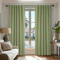 Deconovo Blackout Curtains, Thermal Insulated, W52 x L72 2 Panels, Back Tab, Machine Washable, Room-Darkening Drapes for Bedroom/Living Room Sage Green
