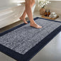 48x24 Long Bathroom Rugs Washable Non Slip, Dark Blue Bath Mat for Bathroom Floor Tub, Soft Absorbent Quick Dry Mats for Shower,Bathtub,Home Decor