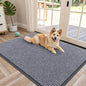 OLANLY Front Door Mat Indoor Outdoor Entrance, Waterproof Heavy Duty Doormat, Fade Resistant, Low Profile, Easy Clean Patio Porch Welcome Floor Mats for Entry, 47x34, Light Gray