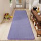 Amearea Modern Soft Hallway Runner Rug, 2x6 Purple Fluffy Bedroom Bedside Rugs, Washable Long Runner Rugs for Hallway, Non Slip Memory Foam Rug Carpet for Entrance Kitchen Living Room Decor