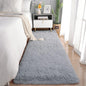 Chicrug Soft Runner Rugs for Bedroom Living Room Plush Fluffy Rug 2x7 Feet, Shag Furry Area Rug Carpet Non Shedding for Nursery Children Kids Girls Room Home Decorative, Grey