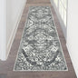 HEBE Hallway Runner Rug 2'x6' Washable Vintage Distressed Area Rugs Non Slip Laundry Rug Runner Boho Floor Carpet Runners for Hallways Entryway Laundry Room Kitchen Bathroom