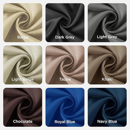 Joydeco Blackout Curtains 120 Inch Length 2 Panels Set, Thermal Insulated Long Curtains& Drapes 2 Burg, Christmas Drapes for Living Room Bedroom Window