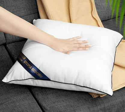 Utopia Bedding Throw Pillow Inserts (Pack of 6, White), 18 x 18 Inches Decorative Indoor Pillows for Sofa, Bed, Couch, Cushion Sham Stuffer