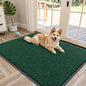 OLANLY Front Door Mat Indoor Outdoor Entrance, Waterproof Heavy Duty Doormat, Fade Resistant, Low Profile, Easy Clean Patio Porch Welcome Floor Mats for Entry, 47x34, Green