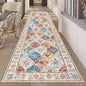 HEBE Hallway Runner Rug 2'8''x8' Washable Vintage Distressed Area Rugs Non Slip Laundry Rug Runner Boho Floor Carpet Runners for Hallways Entryway Laundry Room Kitchen Bathroom