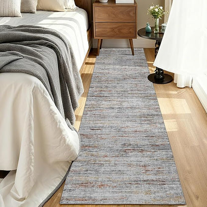 Kitchen Runner Rug 2x12 Runners Rug for Hallways Non-Slip,Long Abstract Rug Runners,Stain Resistant Soft Washable 12 ft Runner Rugs,Ultra-Thin Carpet for Entryway,Dining,Laundry Room