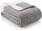 Snuggle Sac Grey Throw, Super Soft Warm Oversized Fuzzy Plush Blanket, Dark Grey, 50x70 inches