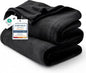 Bedsure GentleSoft Fleece Bed Blankets Full Size Black - Soft Lightweight Plush Fuzzy Cozy Luxury Blanket Microfiber, 84x90 inches