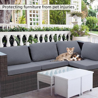 Outdoor Cushion Covers Set,8PCS Patio Furniture Couch Seat Slipcovers, Replacement for Sofa Sectional Chair(Cover，Only)