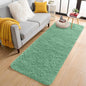 OLANLY 2x6 Machine Washable Runner Rugs for Hallway, Soft Fluffy Shaggy Bedside Rugs for Bedroom, Living Room, Indoor Floor Carpet for Kids Girls Boys, Nursery Rooms, Home Decor Aesthetic, Mint Green