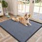 OLANLY Front Door Mat Indoor Outdoor Entrance, Waterproof Heavy Duty Doormat, Fade Resistant, Low Profile, Easy Clean Patio Porch Welcome Floor Mats for Entry, 40x32, Ash Grey