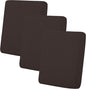 Easy-Going Stretch Individual Chair Couch Cushion Cover Sofa Cushion Furniture Protector Sofa slipcover Soft Flexibility with Elastic Bottom (3-Piece Sofa Cushion Cover, Chocolate)