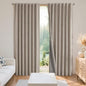 Joydeco 100% Blackout Curtains for Bedroom-Natural Linen Curtains,Thermal Insulated-Linen Light Blocking Drapes,Rod Pocket & Back Tabs(Linen,52" W x 90" L),(Pack of 16)